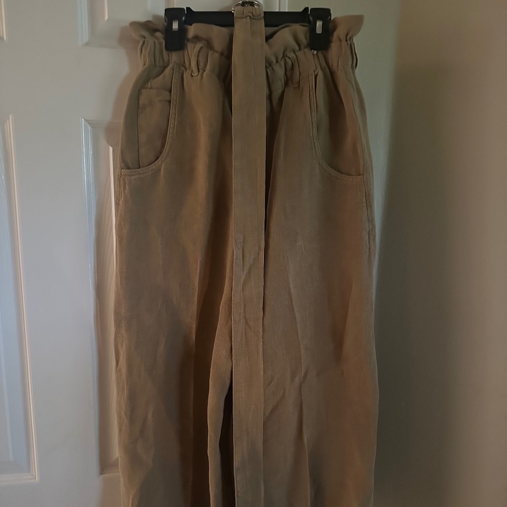 Zara Rust Linen pants